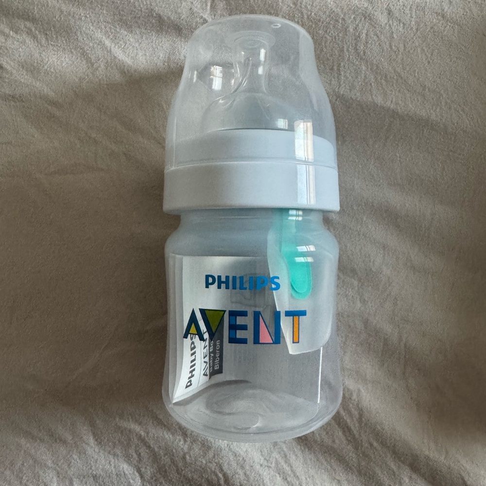 Philips Avent Baby Bottle with Teal Accent